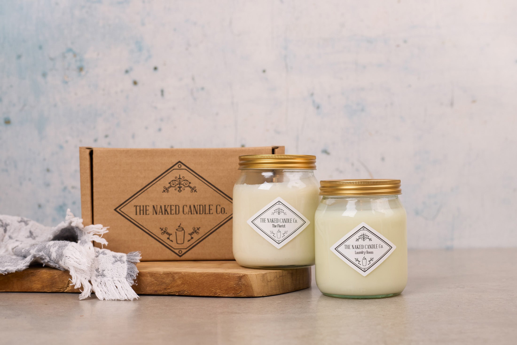 Twin Pack Signature Candles - The Florist with Laundry Room