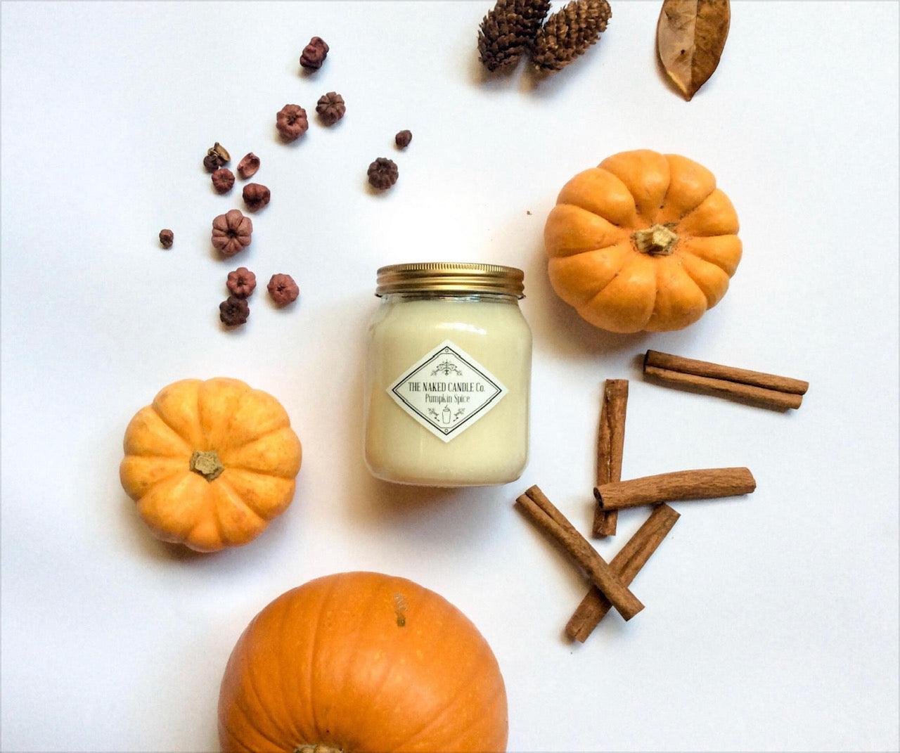 Triple Pack - Pumpkin Spice - Signature Candles - TheNakedCandleCo