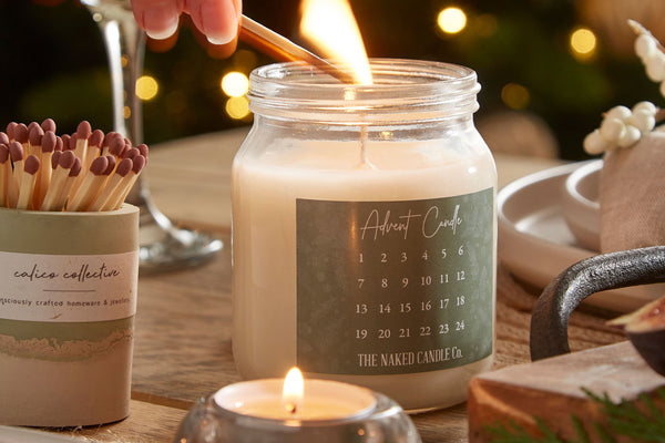 Advent Candle - Cashmere & Warm Woods