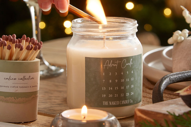 Advent Candle - Cashmere & Warm Woods