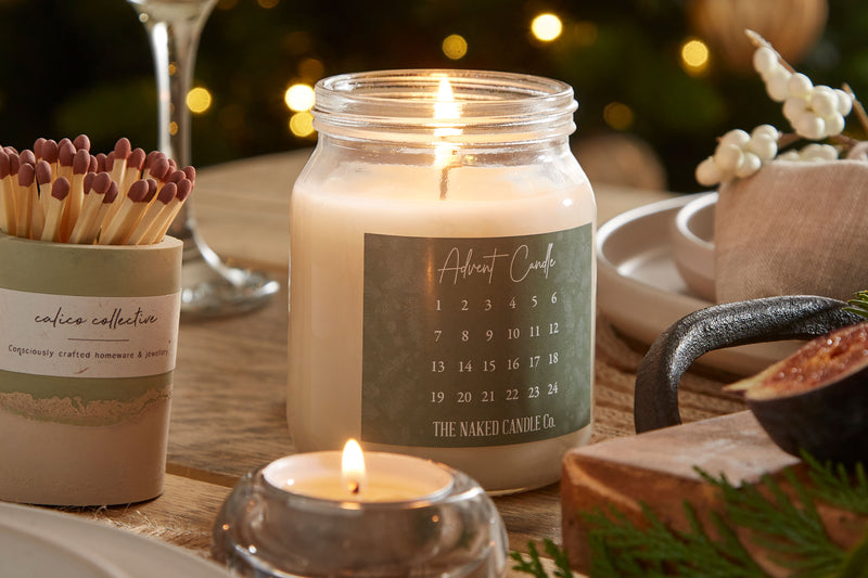 Advent Candle - Nordic Forest