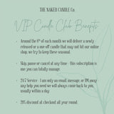 Naked Large Candle Co VIP Candle Club