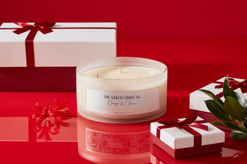 Orange & Cloves — 4 Wick Candle 160 hour burn time