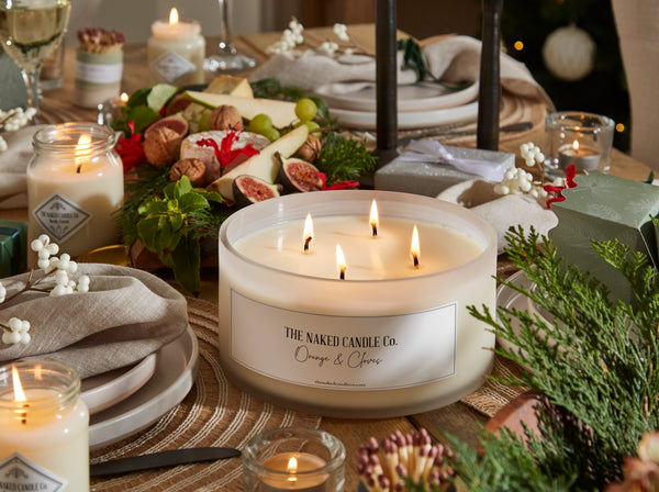Orange & Cloves — 4 Wick Candle 160 hour burn time