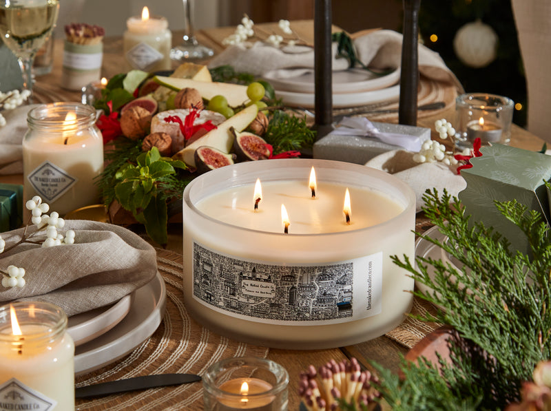 Tobacco & Dark Honey — 4 Wick Candle 160 hour burn time