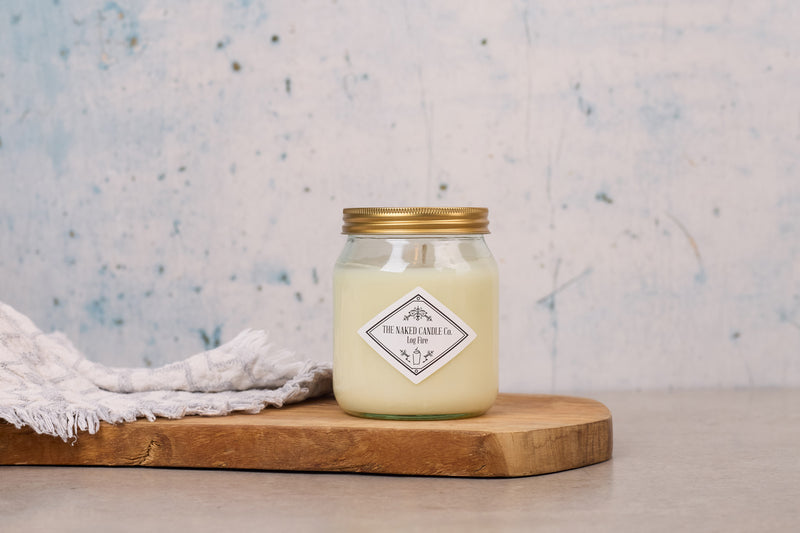 Signature Candle - Log Fire