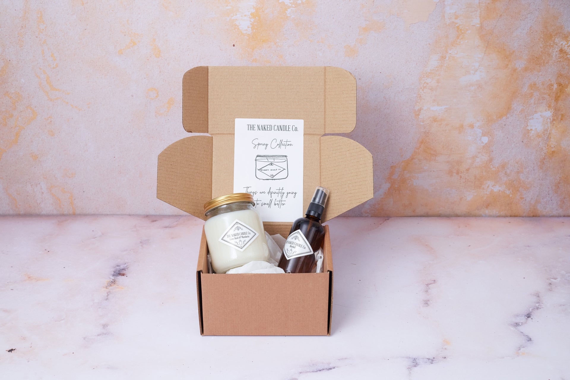 Bundle - Signature Lime, Basil and Mandarin Candle and a Bluebell Room Spray