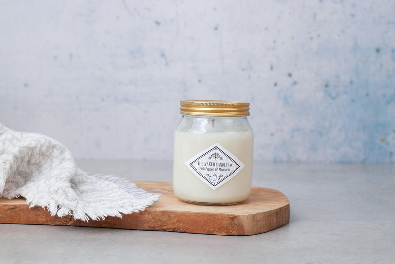 Signature Candle - Pink Pepper & Mandarin - TheNakedCandleCo