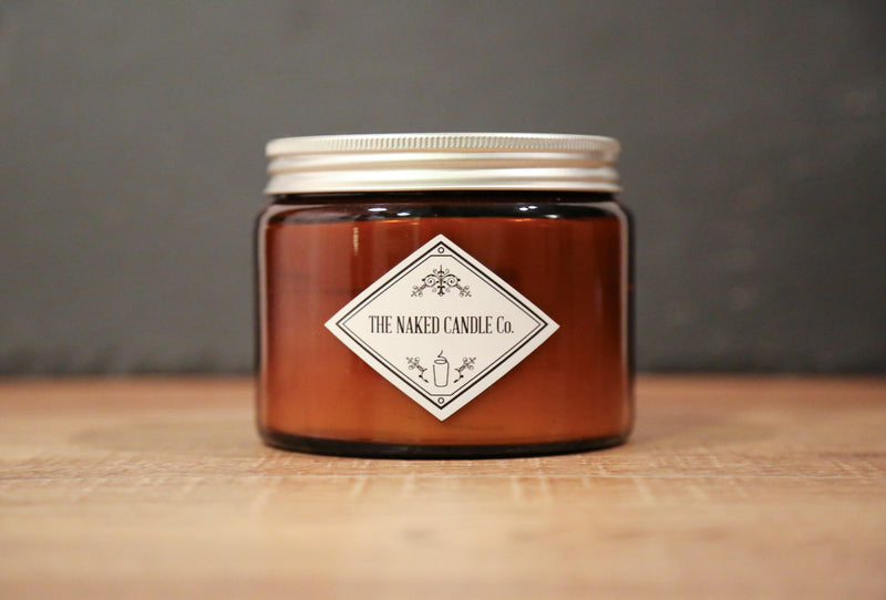 Double Wick Candle - Orange & Cloves - TheNakedCandleCo