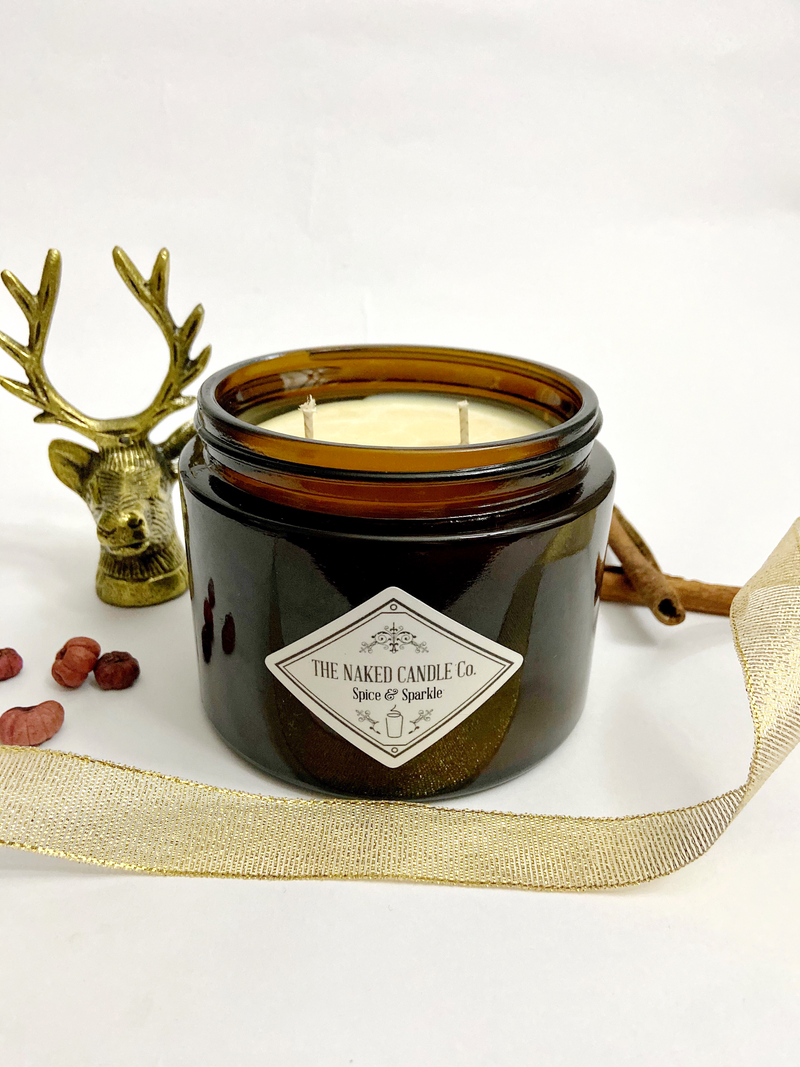 Double Wick Candle - Spice & Sparkle