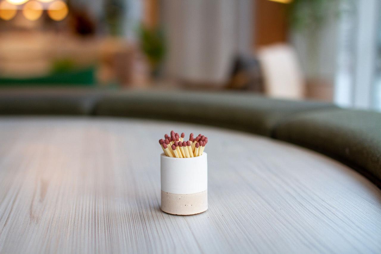 Match Striker Pots - TheNakedCandleCo