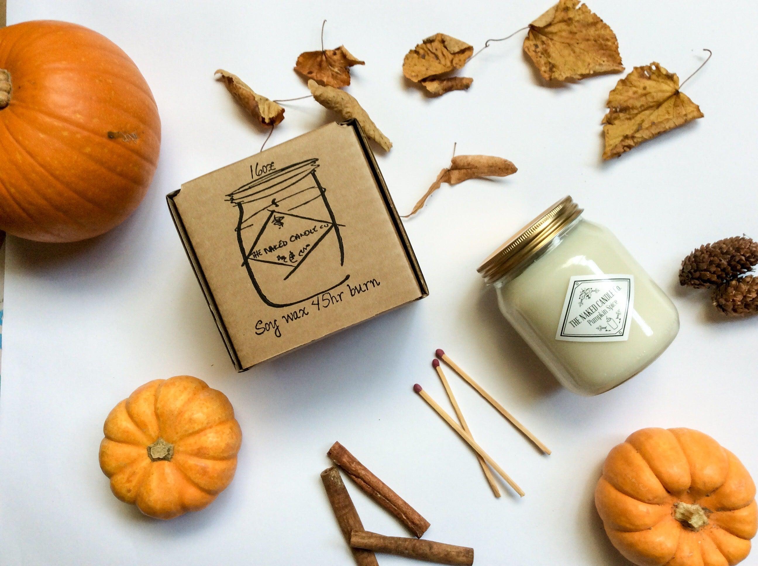 Signature Candle - Pumpkin Spice - TheNakedCandleCo