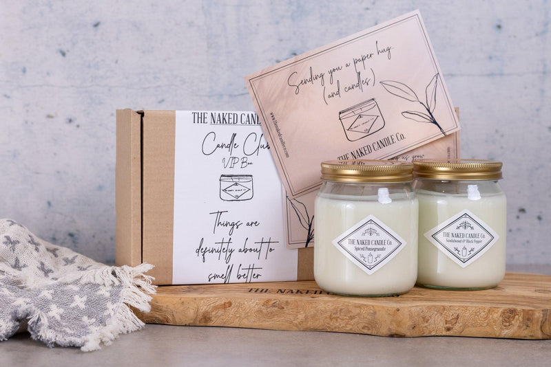 Naked Candle Co DELUXE VIP Candle Club - TheNakedCandleCo