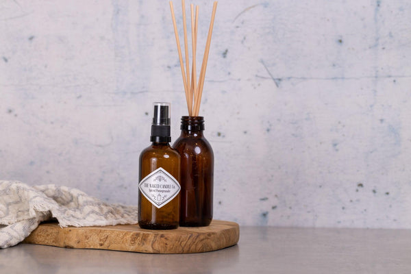 Bundle - Spiced Pomegranate Diffuser and Room Spray - TheNakedCandleCo