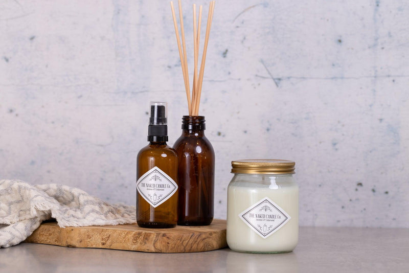Full Signature Collection - Jasmine & Cedarwood - TheNakedCandleCo