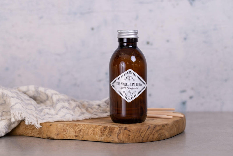 Reed Diffuser - Spiced Pomegranate - TheNakedCandleCo