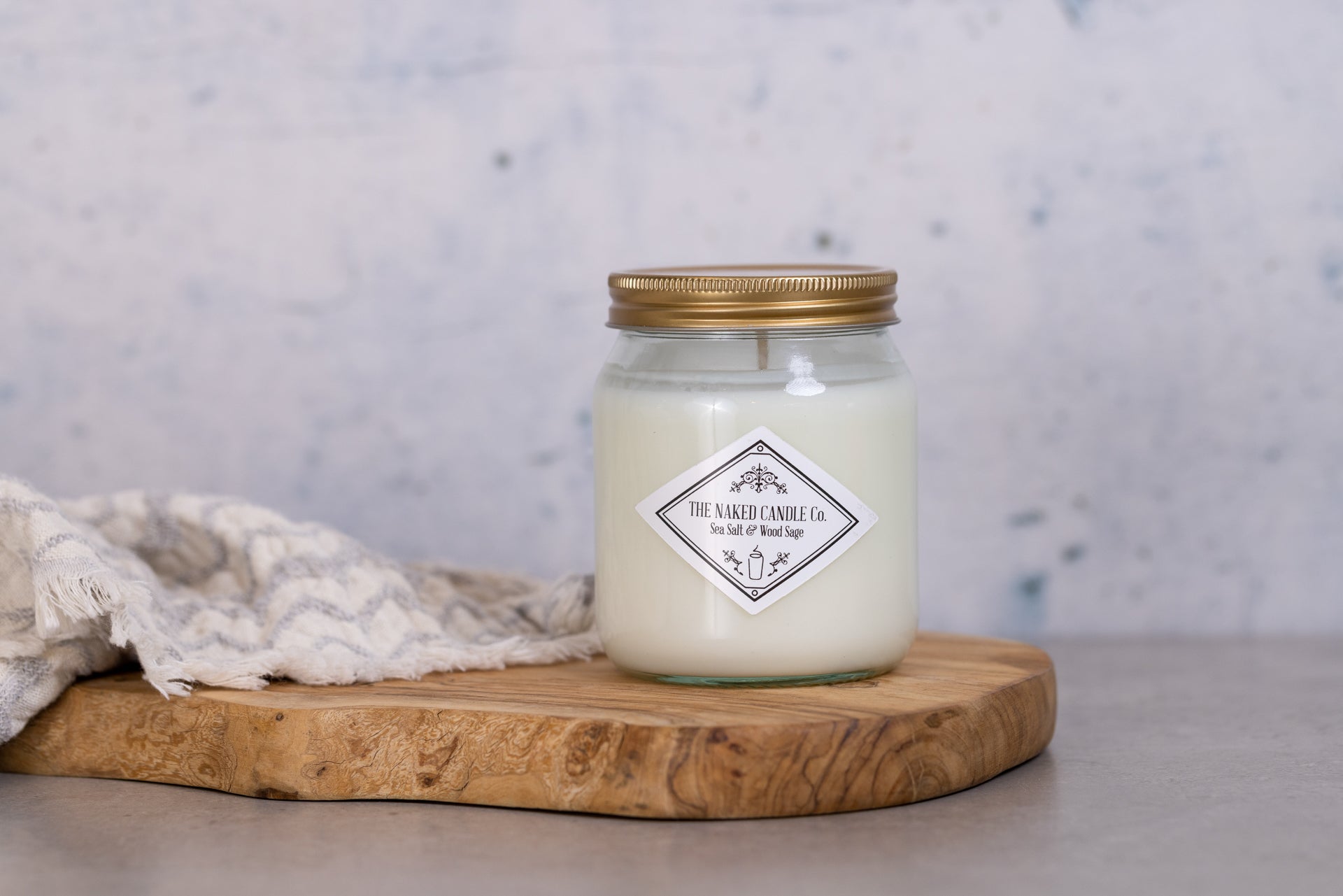 Signature Candle - Sea Salt & Wood Sage
