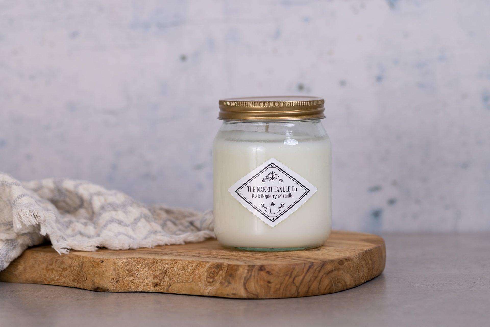 Signature Candle - Black Raspberry & Vanilla - TheNakedCandleCo